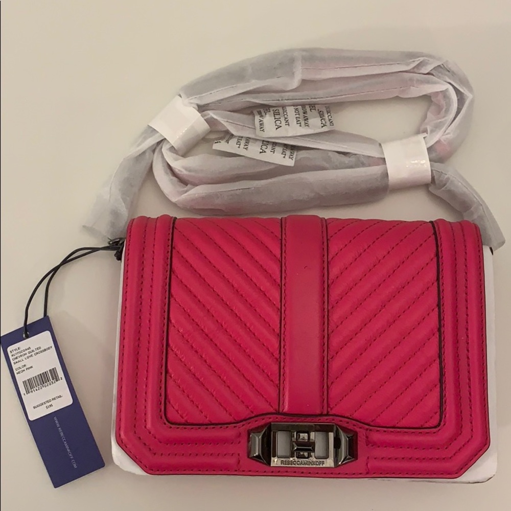 Pink Rebecca Minkoff Love Crossbody
